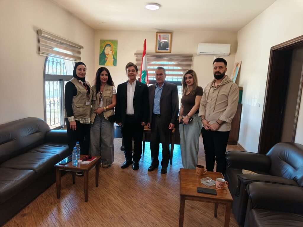 استقبل رئيس بلدية دورس الدكتور مارون نجيم وفداً من جمعية International Orthodox Christian Charities (IOCC)