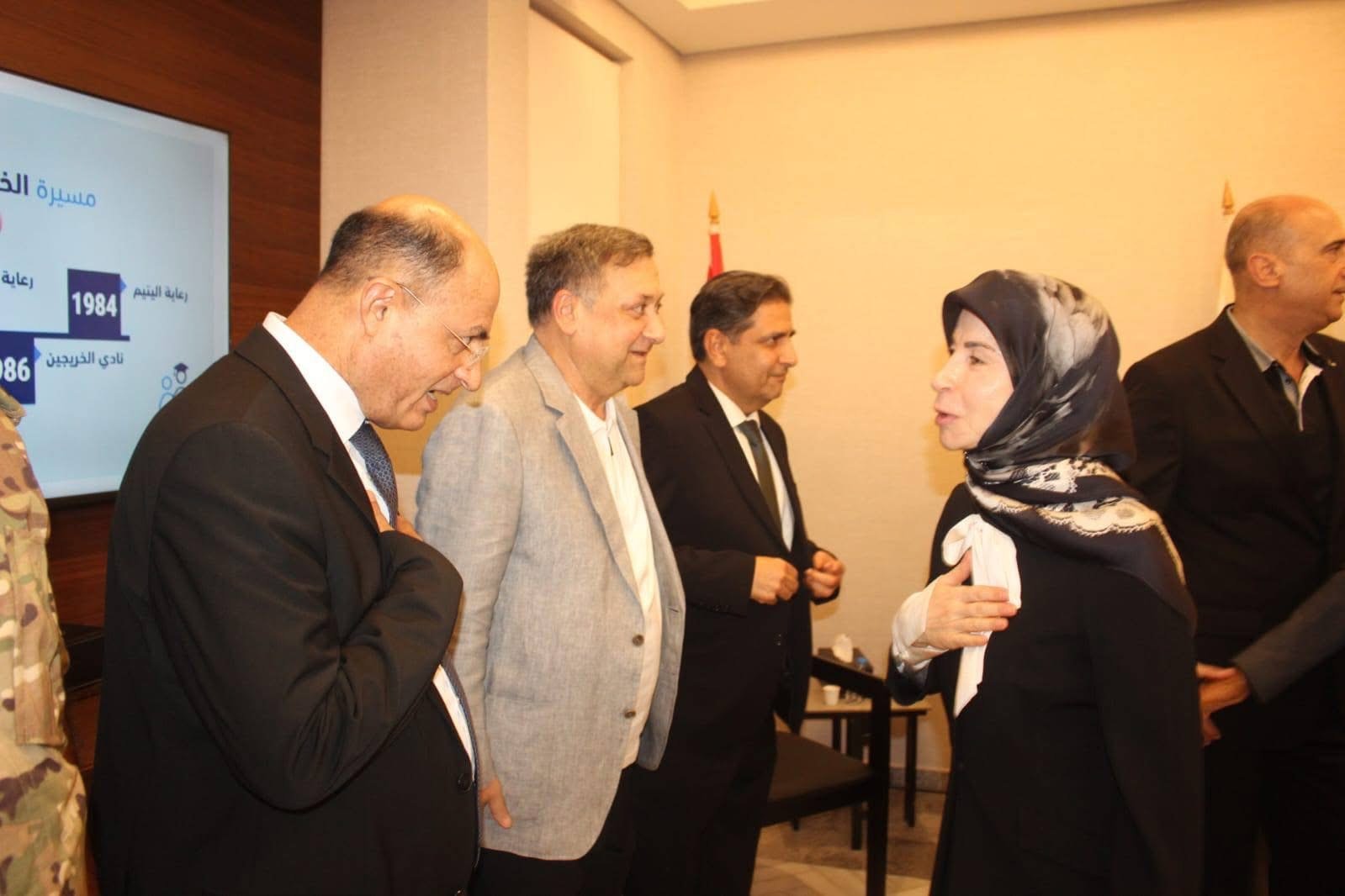 تقديم التعازي بوفاة المرحوم إبراهيم خليل اللقيس شقيق رئيس الجامعة الإسلامية في لبنان الوزير الدكتور حسن اللقيس
