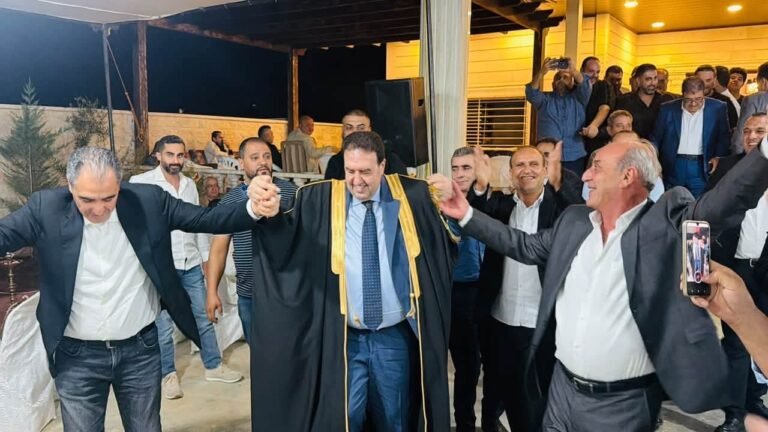 الحاج فادي يونس لبى دعوة العشاء في بلدة حورتعلا
