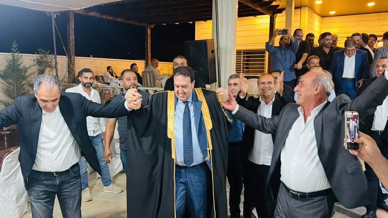 الحاج فادي يونس لبى دعوة العشاء في بلدة حورتعلا
