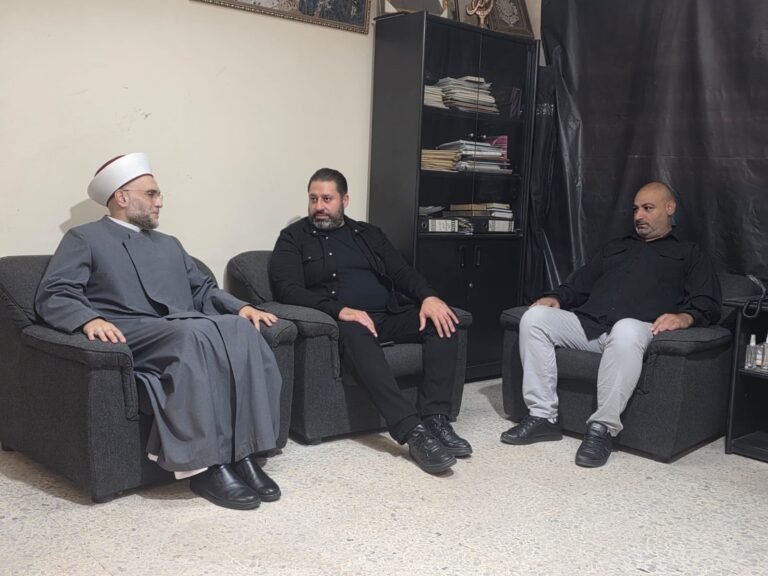 الشيخ جبري استقبل الشمالي وصدقة : وتشديد على التواصل والتعاون بين مختلف القوى